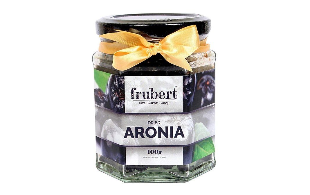 Frubert Dried Aronia    Glass Jar  100 grams